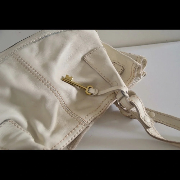 Fossil leather tote bag - Picture 4 of 8